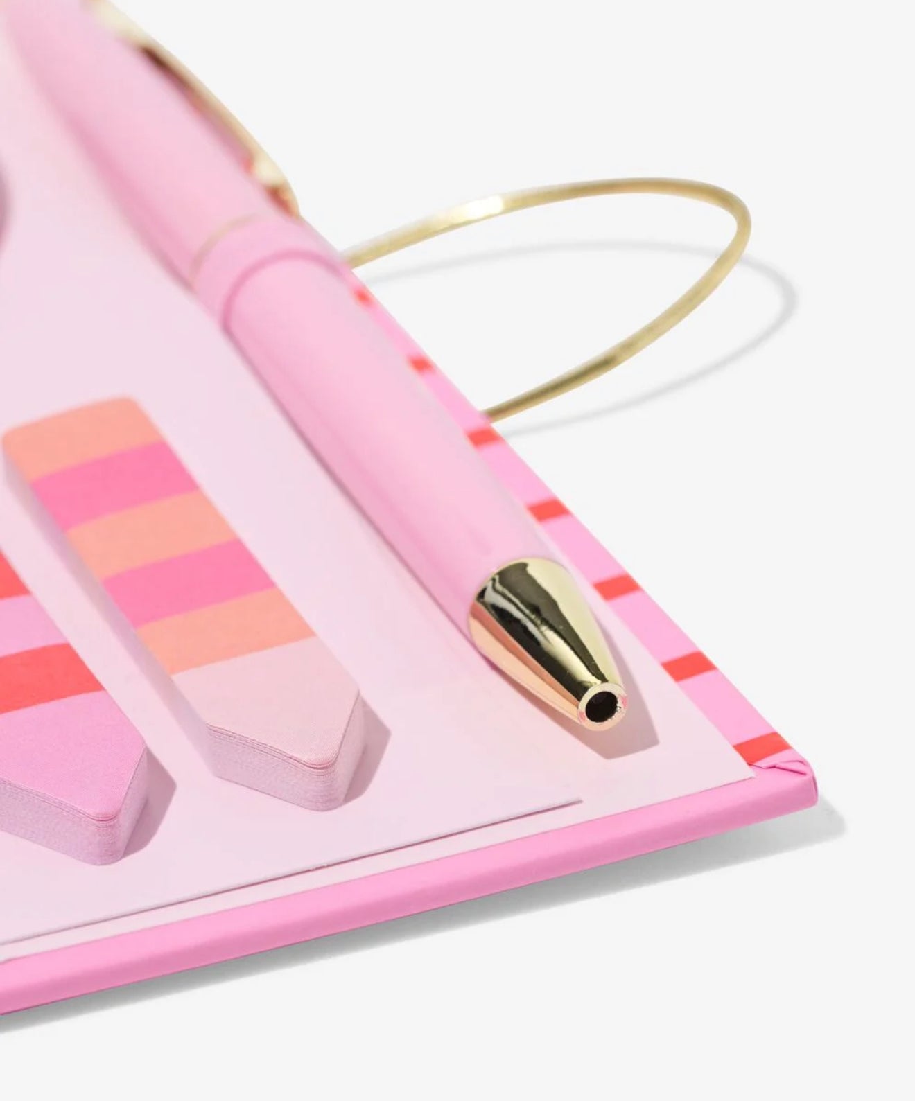 Sticky Notes Pink Stipes