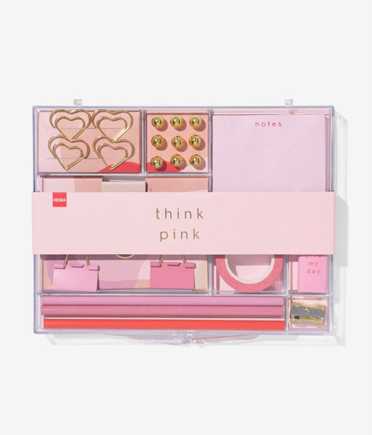 Stationery Set Pink